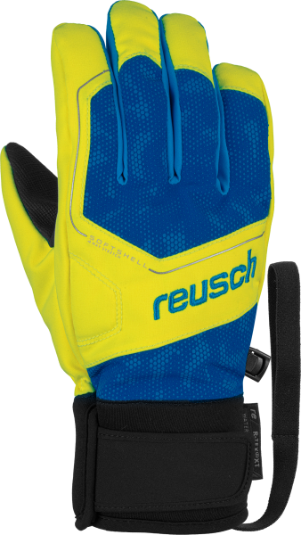 Reusch Torby R-TEX® XT Junior 6061210 4002 schwarz blau gelb front